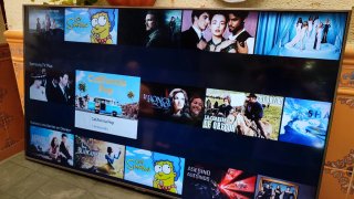 Televisión Samsung 55" Smart TV con defecto