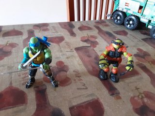 Camión y motos Juguete Tortugas Ninja