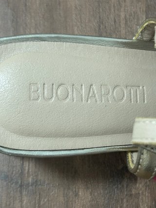 Sandalias Buonarotti Talla 37 Multicolor