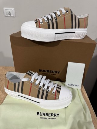 Sneakers Burberry Jack Beige Multicolor