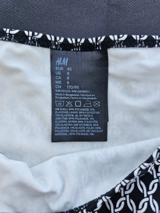 Braga bikini H&M talla 40 L