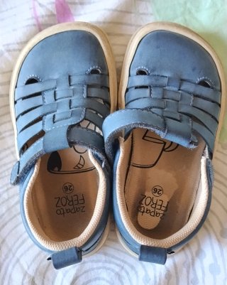 Sandalias azules Zapato Feroz