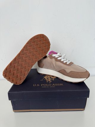Zapatillas Polo Ralph Lauren Beige/Marrón Talla 38
