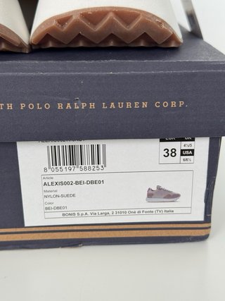 Zapatillas Polo Ralph Lauren Beige/Marrón Talla 38