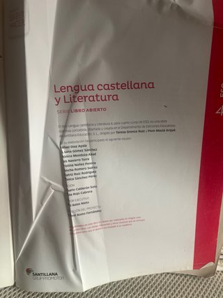 Lengua castellana y literatura, 4 ESO serie Lib...