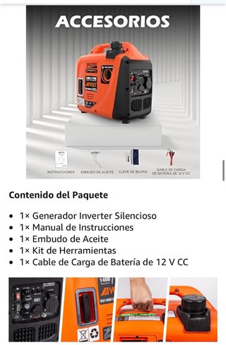 Generador Inverter 1400W