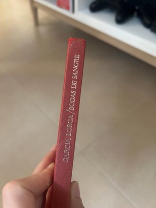 Libro poesia antiguo bodas de sangre