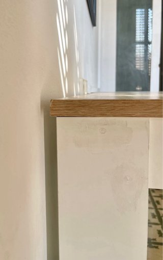 Mesa comedor extensible bicolor