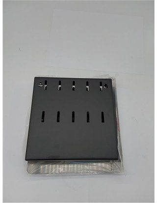 BURG-WÄCHTER Armario para llaves con 10 ganchos y cierre magnético - Caja para llaves Slot 6220/10 Ni - Acero inoxidable/chapa de