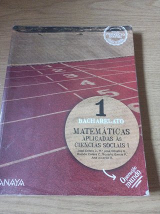 Matemáticas aplicadas ás Ciencias Sociais I.