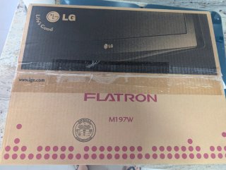 Monitor TV LG Flatron M197WDP Negro/Rojo + Anclaje