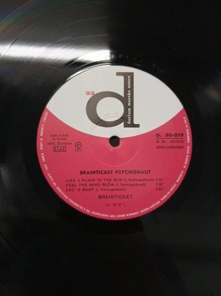Brainticket Psychonaut LP 33 Giri 1971