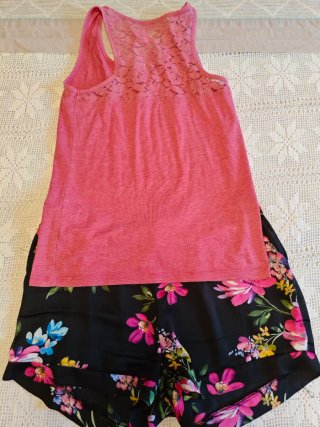 Pijama mujer corto floral