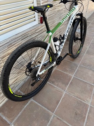 Bicicleta de Montaña Blanca y Verde
