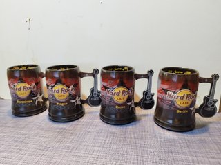 Tazas Hard Rock Cafe guitarra negra