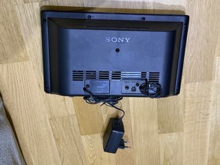 Radio Despertador Sony Negro