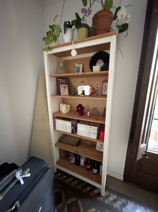 Conjunto Mesa Centro + Mueble TV + Estantería