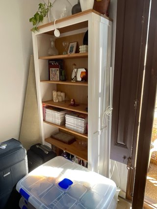Conjunto Mesa Centro + Mueble TV + Estantería