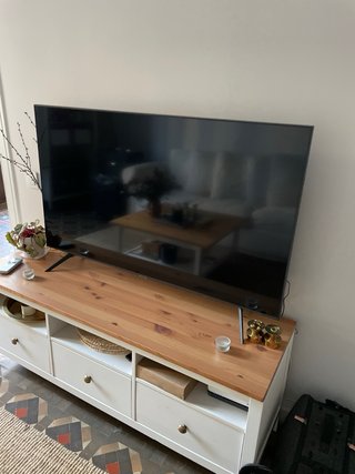 Conjunto Mesa Centro + Mueble TV + Estantería