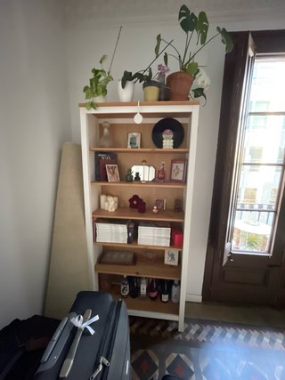 Conjunto Mesa Centro + Mueble TV + Estantería