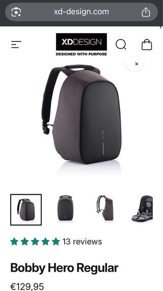 Mochila portátil antirrobo XD DESIGN Bobby Hero