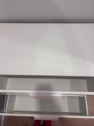 Cómoda Ikea 3 cajones blanco/vidrio