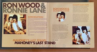 Ron wood & Ronnie Lane. “Mahoney’s Last Stand”. LP
