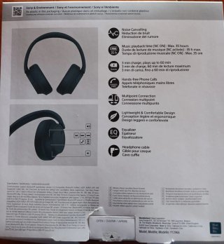 Audífonos Sony WHCH720N Azul