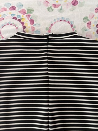 Vestido rayas con volante