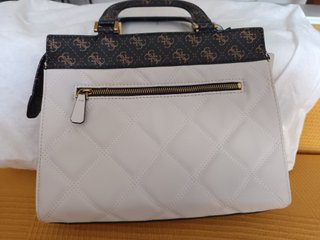 Bolso Guess Piel Blanco y Marrón
