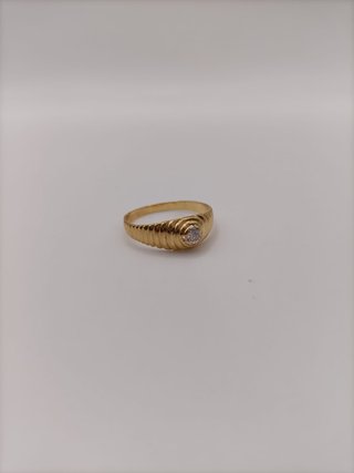Anillo Solitario Oro 18k- 2,12gr