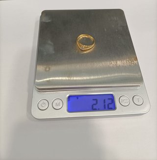 Anillo Solitario Oro 18k- 2,12gr