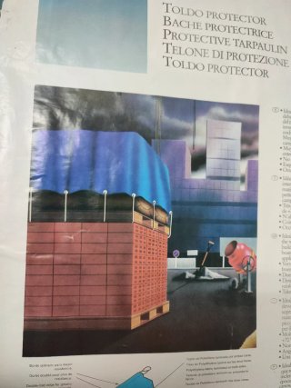 Toldo Protector Intermas Azul 79 M