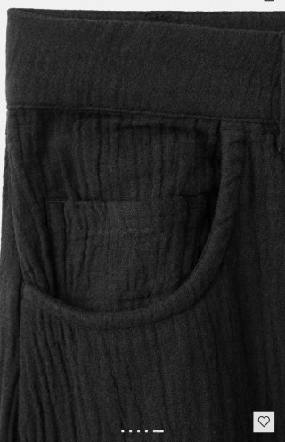 Pantalón recto negro Mango Talla L
