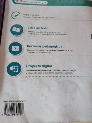 Lote de 4 libros de laboratorio FP