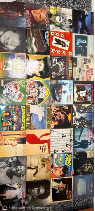 Lote 80 LPs Rock, Pop, Folk y Cantautores 70s/80s