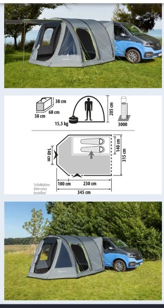 Avance Lateral Camper TOURING AIR BERGER camping