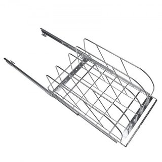 Soporte para Sartenes y Ollas, Organizador Expandible Extraíble para Debajo del Gabinete, Organización de Bandejas para Hornear Galletas, Divisores de Alambre Ajustables, Soporte para Tapas de Ace...