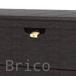 Baúl Arcón PVC 416 L Marrón - 70x129x62 cm - Duramax
