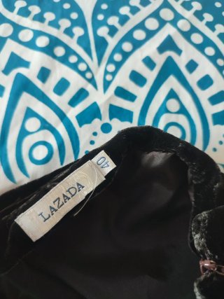 Falda Lazada Negra