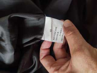 Falda Lazada Negra
