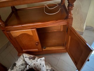 Mesa auxiliar provenzal madera Completamente nueva