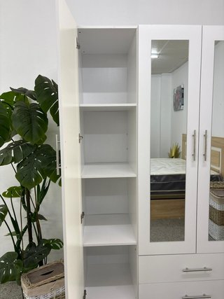 Armario 4 puertas blanco + Encio - Oferta!