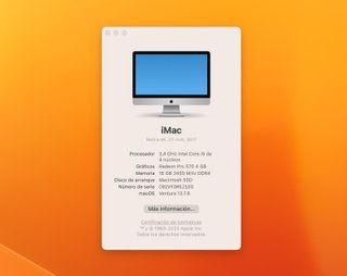 iMac 27 5K 2017 | i5 3.4GHz | 16GB RAM | SSD