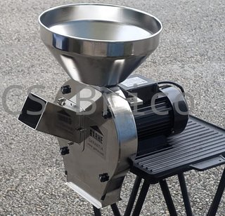 Molino Triturador Aceituna y Cereales Cromado 1100W - 00855 - GARHE