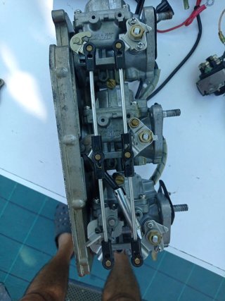 Cuerpo Carburadores Suzuki DT6 Completo