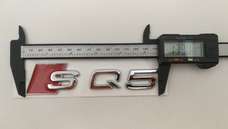 EMBLEMA LETRAS AUDI SQ5 CROMADAS