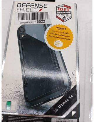 COQUE DEFENSE SHIELD NOIR: APPLE IPHONE XR