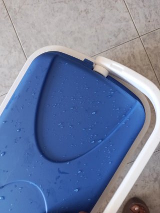 Nevera portátil azul
