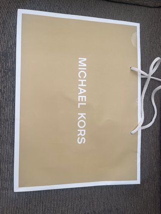 Bolsa Michael Kors Beige y Blanca